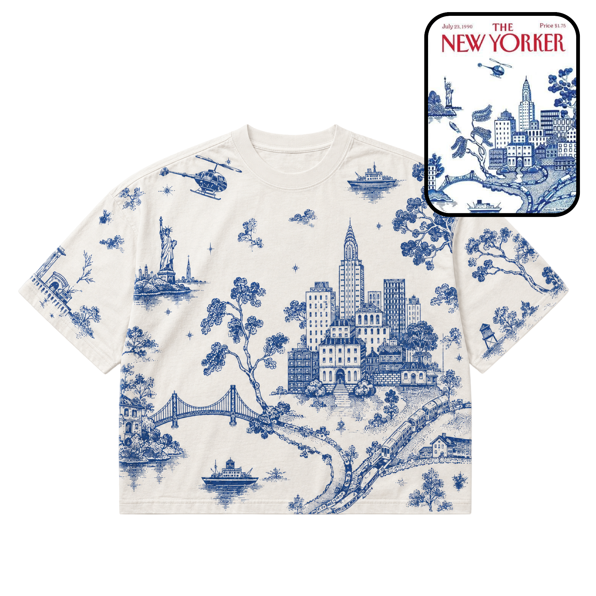 New Yorker toile tee